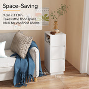 2 Drawer Wooden Bedroom Bedside Cabinet Nightstand With Side Open Johtzjrgaqmgsy