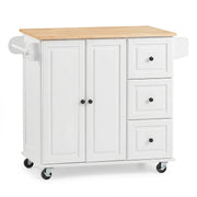 Kitchen Island on Wheel Rolling Storage Trolley with Extendable Gzghqoximrmzcrab