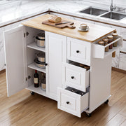 Kitchen Island on Wheel Rolling Storage Trolley with Extendable Gzghqoximrmzcrab
