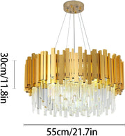 Luxury Chandelier Crystal Light Dimmable for Dining Room Crystal Chandelier