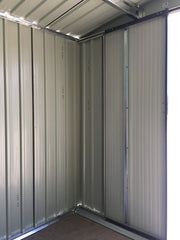 8 X 8FT Metal Shed Garden Storage Tool Bike Motorcycle shed With Free Foundation