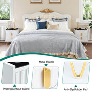 Modern LED Bedside Table with Drawers Bedside Cabinet with Wireless Pfaybjikxate