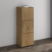 Shoe Storage Cabinet Wooden Shoe Rack Space-saving 3 Units 6 Tiers Many Colors