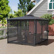 Aluminium Pergola Outdoor Garden Gazebos Summer Gazebo Large Canopy Patio Awning