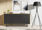 Loft Retro Industrial Modern Sideboard Vintage TV Unit Cabinet TV Stand