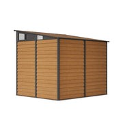 8 x 7ft Metal Garden Shed Waterproof Outdoor Bike Tool Storage Shed Double Doors