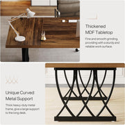 70.86'' Modern Executive Desk Rectangle Office Computer Desk Study Writing Table