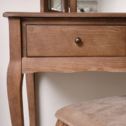 Dressing Table, Mirror & Stool Set bedroom furniture set
