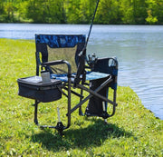 Timber Ridge Fishing Director's Chair Folding Camping Outdoor Portable Seat