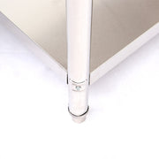 Commercial Catering Work Top Table Stainless Steel Bench Kitchen Food Storage