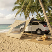 Car Awning Shelter Roof Top Tent Waterproof Side/Tailgate Canopy Camping Beach