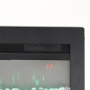 Electric Heater LED Fireplace Media Wall Fire Insert/ Wall Mount/ Stand 70-inch