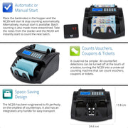 Note Counter Machine Money Currency Banknote Counting Detector Cash Bill ZZap