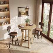 Modern Round Bar Table, 39.4