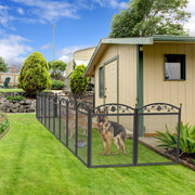 Heavy Duty Dog Puppy Play Pen w/ Floor Mat Pet Enclosure Exercise Playpen Large