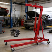 Jack Wheeled Folding Hoist/Shop Crane Steel 2 Ton Hydraulic Engine Stand Lift