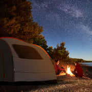 SUV Camping Tent 8'-8' Tent Attachment Sun Shade Car Rear Rainfly with Carry Bag