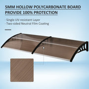 Door Canopy Awning Shelter Outdoor Porch Patio Front Back Window Roof Rain Cover