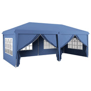 3 x 6m Heavy Duty Pop-Up Gazebo Curtain Walls Windows Wedding Marquee Party Tent