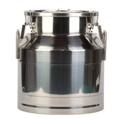 Stainless Steel Milk Churn Can Container Ghee Pot with handle&lid Large Capacity