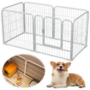 6 Panel Heavy Duty Pet Playpen Dog Puppy Exercise Fence Enclosure Indoor Outdoor