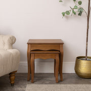 Dark Wooden Set of 2 Nest of Tables - Ashwell Range
