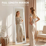 Full Length Mirror 37 x 157 cm Hanging and Freestanding Tall Mirror Refurbished