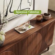 59-Inch Buffet Cabinet Sideboard, Modern Sideboard Buffet Table with Storage