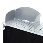 Outdoor Camping Kitchen Cupboard Cook Table Folding Storage Unit Shelf w Handbag