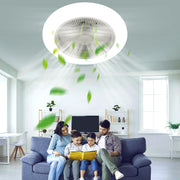 Ceiling Fan with Lighting RGB LED Lights Adjustable Wind Speed Remote Control UK
