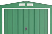 Duramax ECO 10 x 10 Hot-Dipped Galvanized Metal Garden Shed - Green with