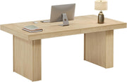 63 Inch Modern Executive Desk Large Wooden Office Computer Desk Writing Table