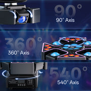 150W Moving Head Party Light Rotating Disco Ball Laser Beam Strobe with Remote