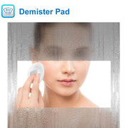Illuminated Bathroom Mirror With LED light Bluetooth Shaver Socket Demister