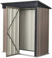 5 X 3FT Metal Garden Shed Outdoor Storage Cabinet House Box Pent Roof Lockable