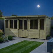 Total Sheds Pent Summer House Various Sizes Pressure Treated UK Manufactured