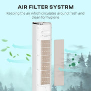 Portable Air Cooler, 6L Tank Humidifier Evaporative Ice Cooling Fan (NO REMOTE)