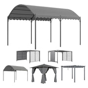 Aluminium Pergola Outdoor Garden Gazebos Summer Gazebo Large Canopy Patio Awning