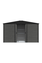 12x8ft Garden Shed Storage House with Double Sliding Door Outdoor Utility Tools