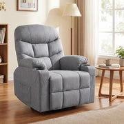 Recliner Chair Nursery Rocking Chair with Massage & Heat