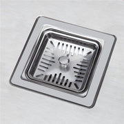 1.5 Bowl Square Inset Stainless Steel Kitchen Sink with Left Hand Drainer Silver