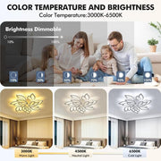 140W LED Ceiling Light Chandelier Lights Living Room Bedroom Dining Room Lamp UK