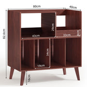 Large record stand with storage record player stand with shelf vinyl record