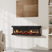 LED Fireplace Media Wall Fire Wall Mounted/Free Standing Electric Heater 50 60