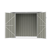 Anthracite Metal Garden Shed Outdoor Tools Storage Sheds Small House Bin Sheds