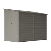 4.6 x 9 FT Metal Outdoor Storage Shed Lockable Double Door Steel Garden House