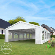 4x6m Marquee Gazebo Shelter Party Tent, PE 450 N white