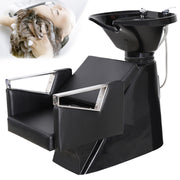 Salon Chair Backwash Shampoo Sink Hairdressing Barber Hair Washing Tilting Waste