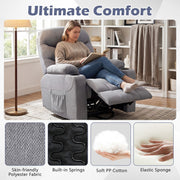 Recliner Chair Nursery Rocking Chair with Massage & Heat
