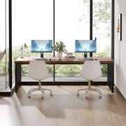 180cm Long Computer Desk 2 Person Desk Workstation Study Desk for Home Office